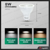 <2 YEARS WARRANTY> MEGAMAN 6W/8W 240V MR16(GU5.3)/GU10 DIMMABLE/NON DIMMABLE LED BULB