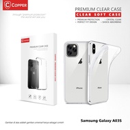 Samsung A03s - Copper Softcase Bening / Clear