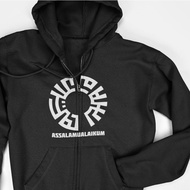 Hoodie Zipper Jacket - Assalamualaikum Calligraphy 2