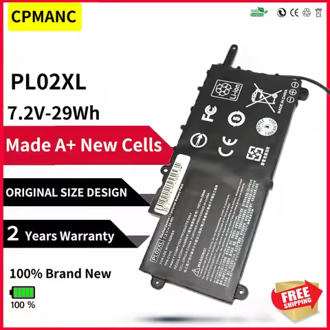 CPMANC 29WH PL02XL Battery for HP Pavilion 11 X360 11-n010dx 11-n000snx 11-N014TU 11-N030TU 751681-4