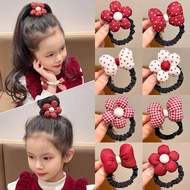 Children Flower Hair Tie Girls Bow Hair Tie