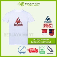 LE COQ SPORTIF Tee (Unisex) | Premium Quality 100% Cotton | Baju Tee Le coq sportif Unisek