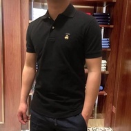 Brooks Brothers 100%original men polo T shirt pure cotton casual man short sleeve gold embroidered l