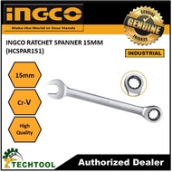 INGCO RATCHET SPANNER 15MM (HCSPAR151)