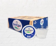 air mineral kemmasan kecil ppraktis sanqua mini 120 ml isi 40pcs