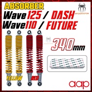 HONDA ABSORBER HONDA DASH / FUTURE / DASH FI / WAVE 125 / WAVE125 S / WAVE 125 X  340MM [ OE ]