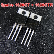 5pairs (5pcs MUR1620CT + 5pcs MUR1620CTR ) TO-220 MUR 1620CT 1620CTR TO220 Fast Recovery Rectifier T