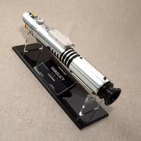 DERELICT Lightsabers collection display stand saber nameplate acrylic material 89sabers ELFsaber TXQ