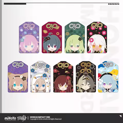 Honkai Impact 3 Omamori Pendant Lucky Charms Wealth Blessing Bag Guard Talisman Keychain Cosplay Pro