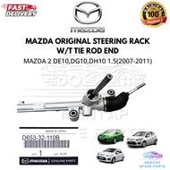 MAZDA GENUINE PARTS STEERING RACK WITHOUT TIE ROD END MAZDA 2 DE10,DG10,DH10 1.5 2007-2011(D6533210B