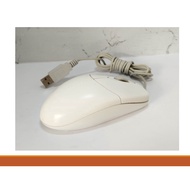 【ROBO】 Rapoo White Mouse Wired For Desktop PC Computer,TV Laptop Plug and Play USB Refurbished