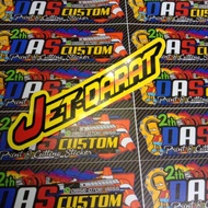 Jet-landing Sticker printing