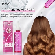 SEVICH Hair Mask 3 Seconds Salon Keratin Hair Mask Deep Repair Smooth &amp; Silky Hair Care Treatment 100ml