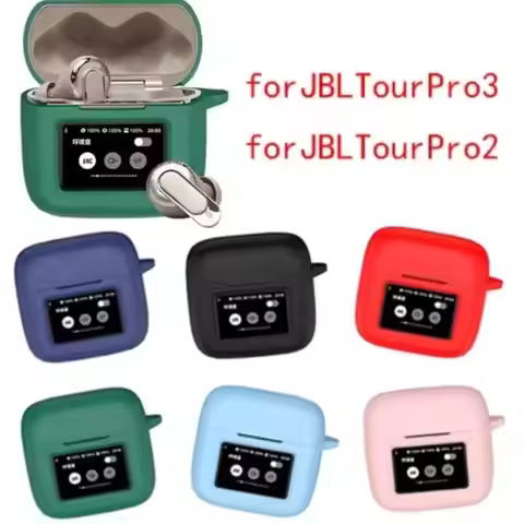 Soft silicone Protect Bluetooth Earphones Case For JBL TOUR PRO 3 Case shockproof Headphones Box Fun