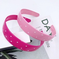 Acrylic Wide Hairband Anti-Slip Face Wash Band Teeth Comb Hair Accessory Korean Style Fresh out Fash