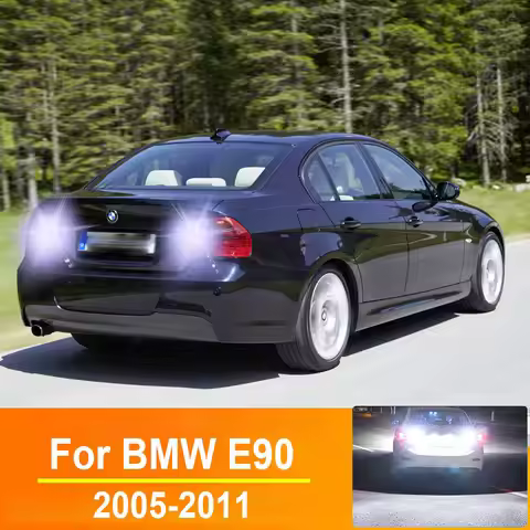 2pcs LED Reverse Light For BMW 3 Series E90 2005 2006 2007 2008 2009 2010 2011 Car Backup Lamp BA15S