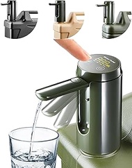 Automatic Touch Control Water Pump,Only for 5 Gallon,4.8, 3.5, 3.2Gal Camping Water Containers, Gree