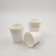 1 carton of 1000 imported paper cups 3oz capacity 90ml used to store samples disposable paper cups p