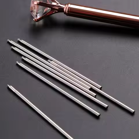 5PCS/Lot Various Types Of Crystal Diamond Head Refill Ballpoint Pen Refill 68MM Neutral Refill Gravi