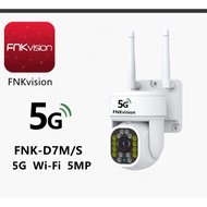 💥สุดคุ้ม ส่งฟรี New💥 ชัด 5 ล้านพิกเซล กล้องภายนอก หมุนได้ FNKvision IR + White Lamp คืนวิสัยทัศน์ กล้องวงจรปิด WiFi IP Camera 1080P  กลางแจ้ง กันน้ำ กล้องว⚡