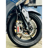 𝐁𝐑𝐄𝐌𝐁𝐎 𝐂𝐀𝐋𝐈𝐏𝐄𝐑 𝐎𝐑𝐈𝐆𝐈𝐍𝐀𝐋 > NVX 💁‍♂️BREMBO M3 CALIPER (FRONT) WITH BRACKET MASTERPUMP TWM + RCS19 + AE
