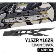 Y15ZR Y15 Y16ZR LC RS150 Chain Cover Penutup Rantai Hard Plastic Standard Boleh PASANG CARBON STANDR