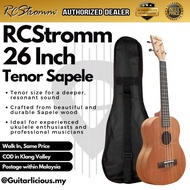 26 inch Tenor Ukulele Sapele Wood KAPPA RCStromm Gamma Chelldee 4 nylon strings Guitar Beginners package beginner