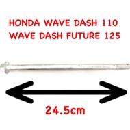 HONDA FUTURE125 FUTURE WAVE DASH DASH110 REAR WHEEL SHAFT WITH NUT ( FOR ADA DISC )