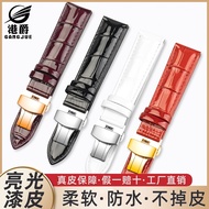 Gangjue watch strap female genuine leather substitute Tissot guess Tieda when plum master smooth ladies watch strap