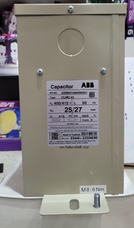 CAP BANK คาปาซิเตอร์ CLMD43 25/27 kvar 400V/415V ABB INDOOR CAPACITOR