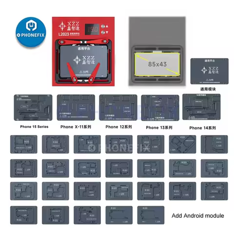 XINZHIZAO L2023 Heating Platform Layering Lamination Tin planting Lattice iP X-17ProMax A8-16 CPU FA