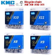 KMC Chain 9 Speed MTB Chain Current 8 Speed Road Bike Chain X8 X9 X10 X11 X12 Bicycle Prats