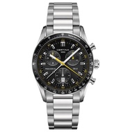 (SALES) CERTINA C024.447.11.051.01 C0244471105101 DS-2 Chronograph Quartz SS Bracelet Black Yellow *