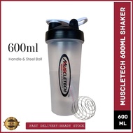 Muscletech Protein Shaker Blender Bottle (600ml) Dymatize Whey Mass Gainer Elite BSN Optimum Nutriti