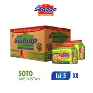 A631-(40 PCS) Sedaap Sotomie 75g Bag Packaging contains 5 x 8 packs (1 box) Instant Noodle