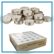 CDW-100 [Ready Stock] 100pcs Premium Quality Tealight Candle / Tea Light Candle / Small Candle / Min