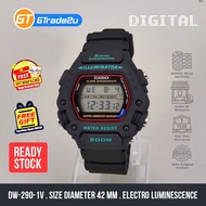 Original Men DW-290-1V DW-290-1V Digital Mission Impossible Tom Cruise Watch Black Resin Band