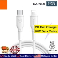 Mc.dodo CA-7290 1.2 Meter PD Fast Charge Data Cable 18W Type-C To Light--ning Cable