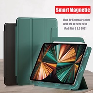 iPad Pro 12.9 2021 M1 12.9 2020 2018 Air 5 4 10.9 Pro 11 Case Magnetic Smart Flip PU Leather Cover with Clasp