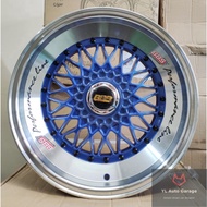 BBS Wheel [Blue Machine Lips] Sport Rim 17x8JJ ET28 (4x100/114.3)