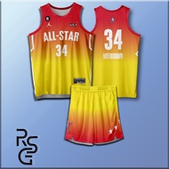 2023 Customized Jersey Full Sublimation NBA All Star 2023 Team Giannis