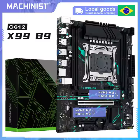 MACHINIST X99 B9 Motherboard LGA 2011-3 support Xeon E5 2660 2680 V4/v3 serie CPU Processor DDR4 RAM