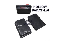 Karet holo full padat 4x6 karet untuk holo ukuran 4x6 karet alas pengaman besi hollow kaki kursi dan