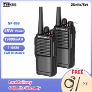 【2PCS/Set】Walkie Talkie  Motorola Two Way Radio 5KM UHF 16Channels USB Charging GP868