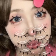 Single Eyelid Locking~doll Comic False Eyelashes Whole Thick Natural Simulation One-Piece Super Mirror Eyelashes100402Zz