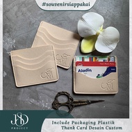 PREMIUM SOUVENIR CARD HOLDER 4 SLOT PRADA miniso INCLUDES PLASTIC PACKING C2 ROUNDED 4 SLOT