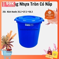 [verified] 25L, 35L round plastic bucket with Viet Nhat water container [ready stock + immediate del