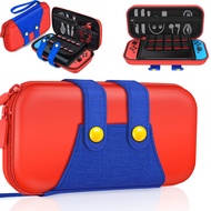 Switch Case Compatible with Nintendo Switch and Switch OLED Console, Switch Carrying Case Portable Travel Carry Case for Switch/Switch OLED for Mario Fans