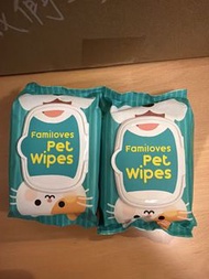 Familoves pet wipes 梵美樂 食品級純淨寵物濕紙巾