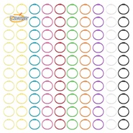 【caesarA8】Key Rings Binder Rings for Index Cards Notebook, Keychain Key Rings Binder Rings for Offic